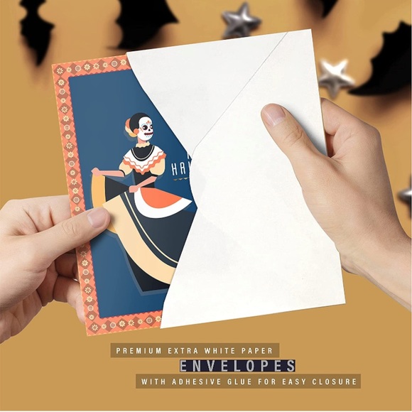 Easykart Labels 24 Halloween Cards Assortment - Picture 6 of 9